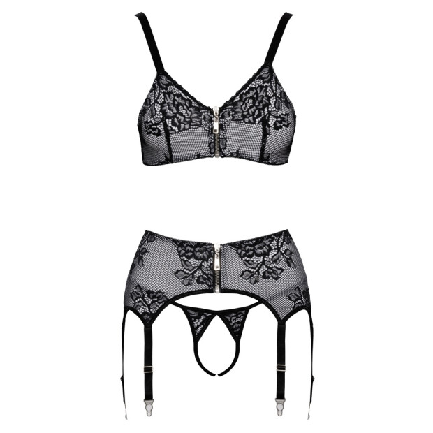 Cotelli Collection Ensemble Soutien-gorge blanc noir S