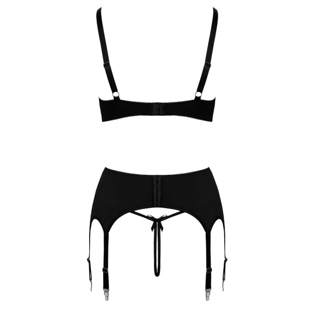 Cotelli Collection Ensemble Soutien-gorge blanc noir S