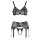 Cotelli Collection Ensemble Soutien-gorge blanc noir S