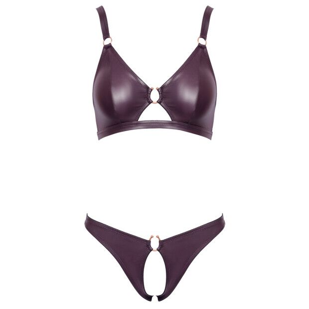 Cotelli Collection Soutien-gorge et slip lilas S