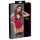 Cotelli Collection Body rouge noir S