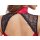 Cotelli Collection Body rouge noir S