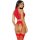 Forplay I Heart You lingerie set with little hearts red S