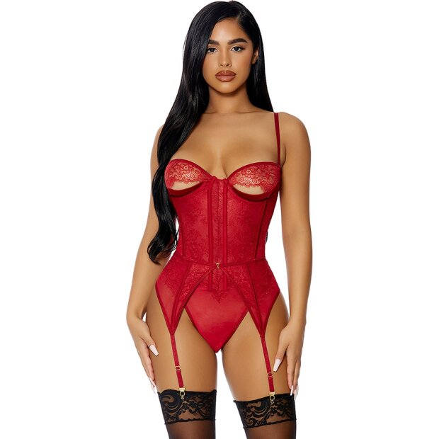 Forplay Peek Show Body Set rot S - XL