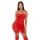 Forplay Sheer Intimacy Mesh Set Robe rouge S