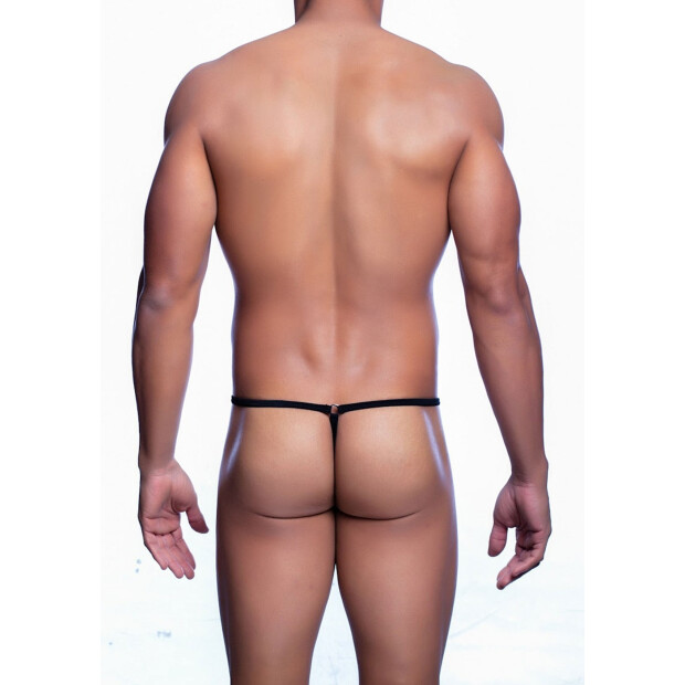 MOB Eroticwear Tear Drop Thong schwarz S/M