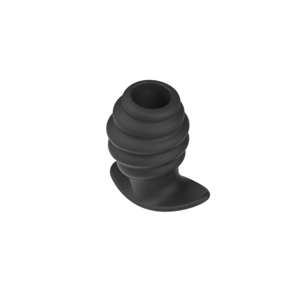 Hidden Desire Invader Open Plug Large Black Tunnelplug Schwarz ⌀ 5 cm
