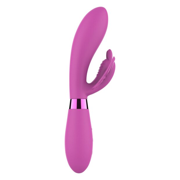 TOYJOY Farfalla Festival Vibrator mit Klitorisstimulation Lila 21 cm ⌀ 3,5 cm