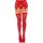 Leg Avenue Lace thigh highs & garterbelt rouge O/S