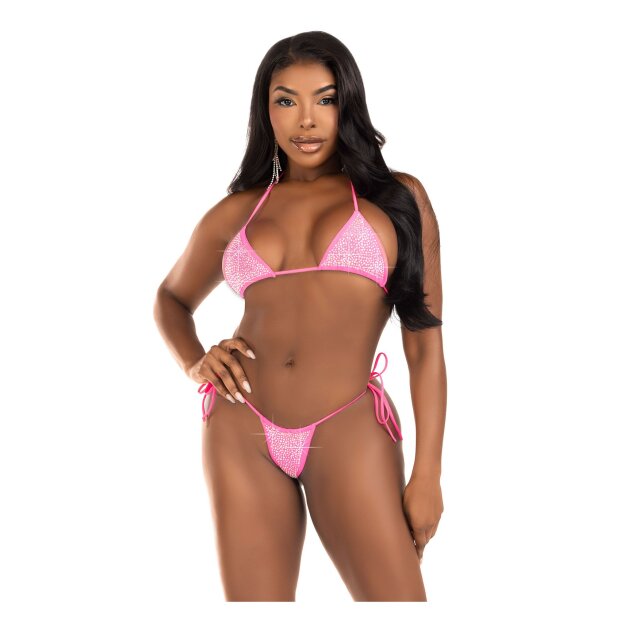 Leg Avenue Bikini top and thong panty O/S