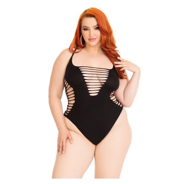 Leg Avenue Shredded thong bodysuit 1XL/2XL