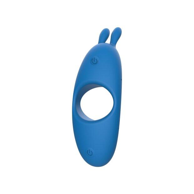 TOYJOY Superhero Couples C-Ring Paarvibrator Blau 13,8 cm ⌀ 4 cm