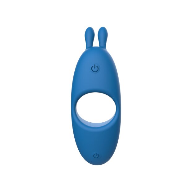 TOYJOY Superhero Couples C-Ring Paarvibrator Blau 13,8 cm ⌀ 4 cm