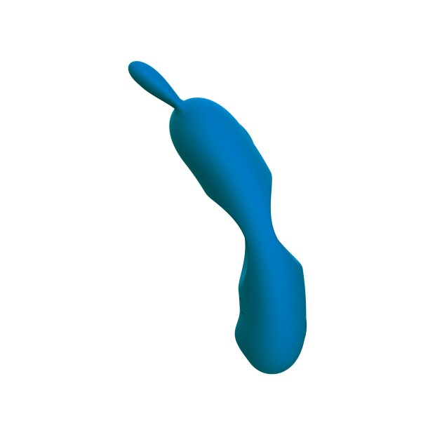 TOYJOY Superhero Couples C-Ring Paarvibrator Blau 13,8 cm ⌀ 4 cm