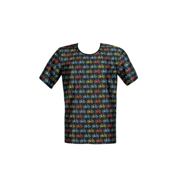 ANAIS Men Benito T-Shirt mit bunten Fahrrädern S - XL