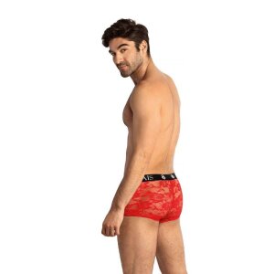 ANAIS Men Brave Boxershorts mit Spitzenmuster rot S - XL
