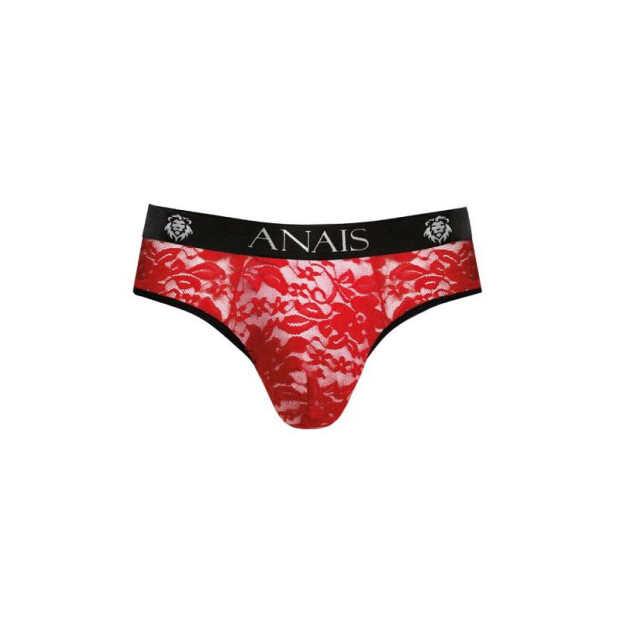 ANAIS Men Brave Brasilien String mit Spitzenmuster rot S - XL
