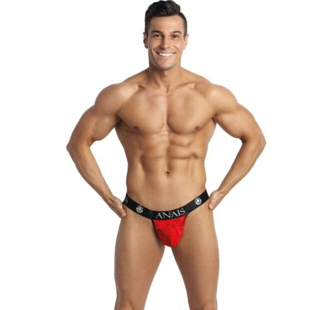 ANAIS Men Brave Rio Jockstrap mit Spitzenmuster rot S - XL