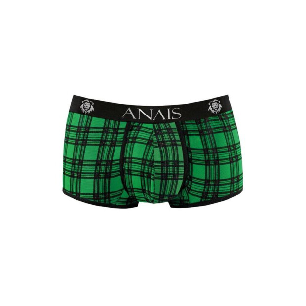 ANAIS Men Magic Boxer à carreaux vert, noir S