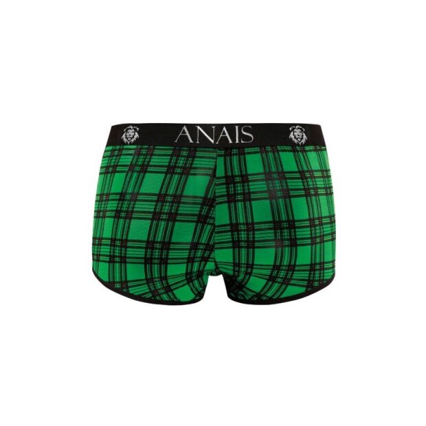 ANAIS Men Magic Boxer à carreaux vert, noir S