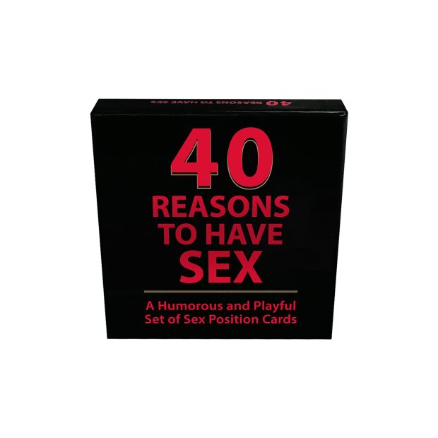 Kheper Games 40 Reasons To Have Sex