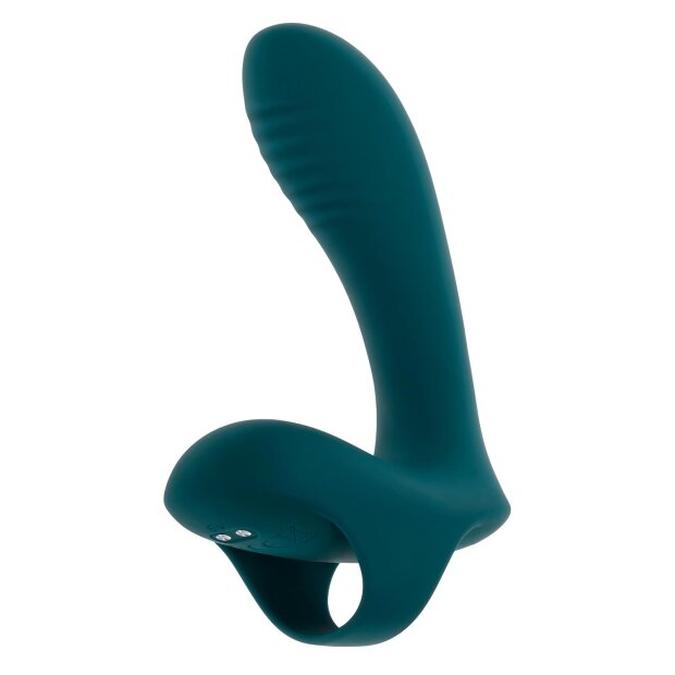 Playboy vibrator wrapped around the finger