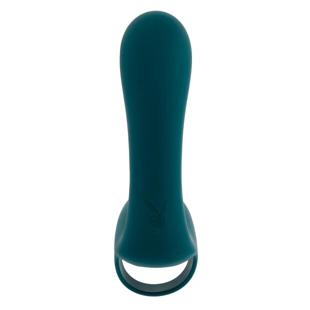 Playboy vibrator wrapped around the finger