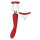 Dream Toys Georgia double stimulator with suction function red