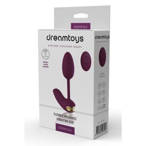 Deam Toys flexible vibrating egg purple