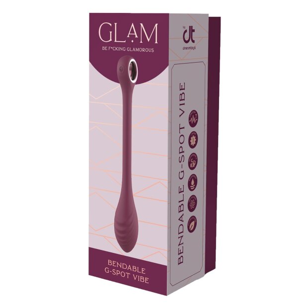 Dream Toys Glam bendable G-spot vibrator purple