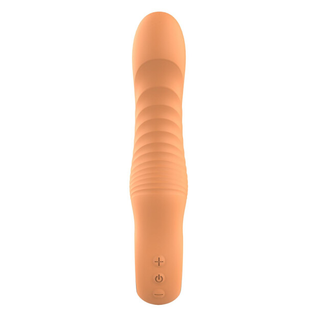 Dream Toys Glam Vibromasseur flexible avec rainures orange