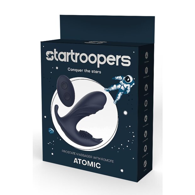Dream Toys Startrooper Atomic Prostate Massager with Vibration blue 4 cm