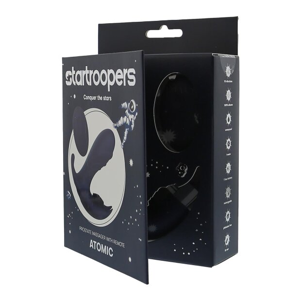 Dream Toys Startrooper Atomic Prostate Massager with Vibration blue 4 cm