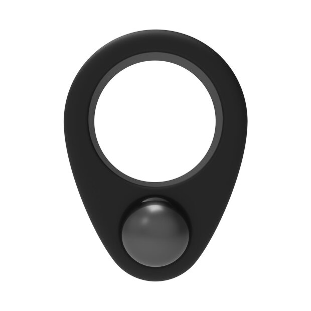 Dream Toys Ramrod cock ring with weighted ball black