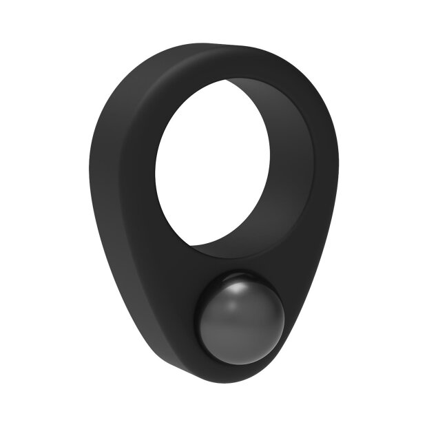 Dream Toys Ramrod cock ring with weighted ball black