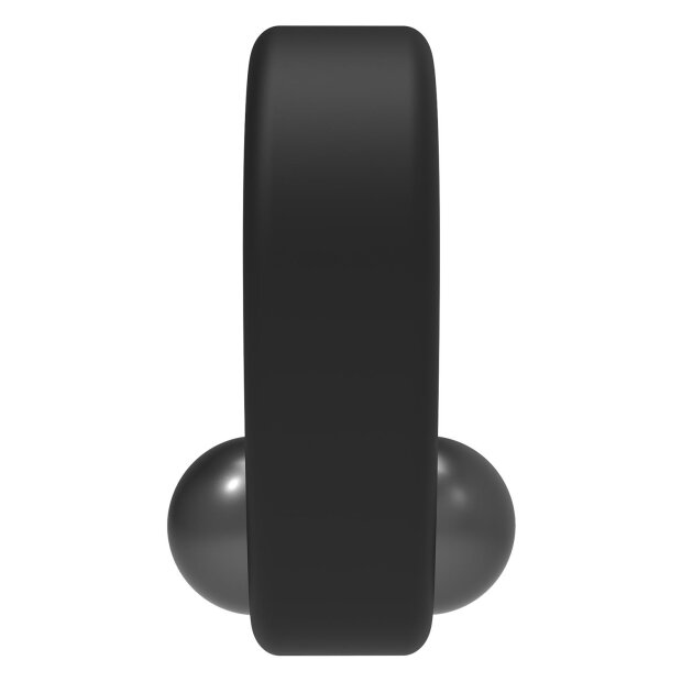 Dream Toys Ramrod cock ring with weighted ball black