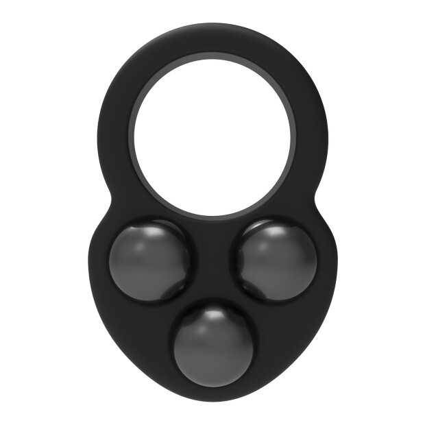 Dream Toys Anneau pénien Ramrod avec 3 boules de poids noir