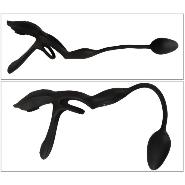 You2Toys Couples Choice Function Paarvibrator Schwarz 8,5 cm ø 3,5 cm