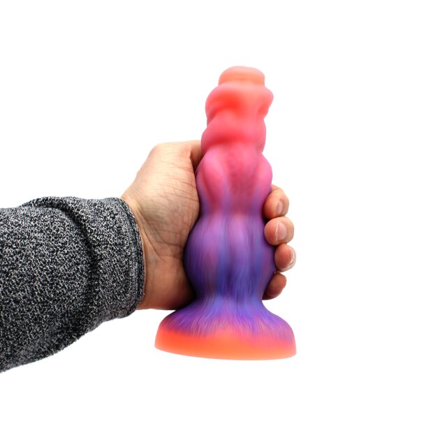 Kiotos Monstar Dildo Beast 90 Glow in de Dark 19,5 cm
