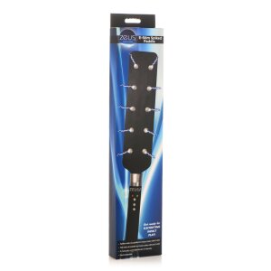 XR Brands E-Stim Spiked Paddle - Noir