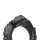 XR Brands Black Caiman Silikon Cock Ring Penisring Schwarz