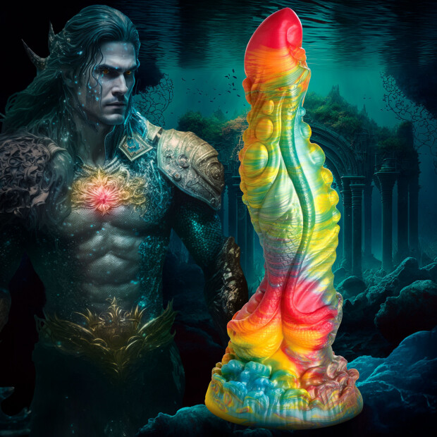 XR Brands Majestic Merman - Gode en silicone