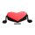 Bondage Love Pillow - Black/Red