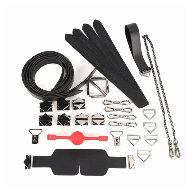 LOCKINK - Bondage & Restraint Set - black