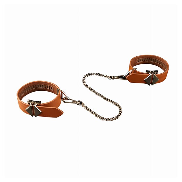 LOCKINK - 8-Bondage-Straps Restraint Set - brown