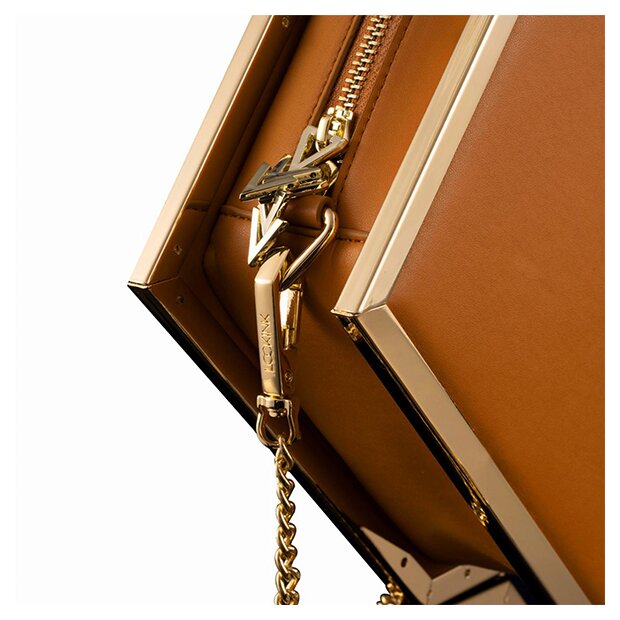 LOCKINK - Mysterious Square Kink Bag - brown