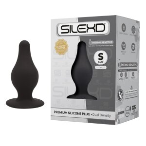 SILEXD Model 2 Silikon Plug S Analplug Schwarz ⌀ 3,4 cm