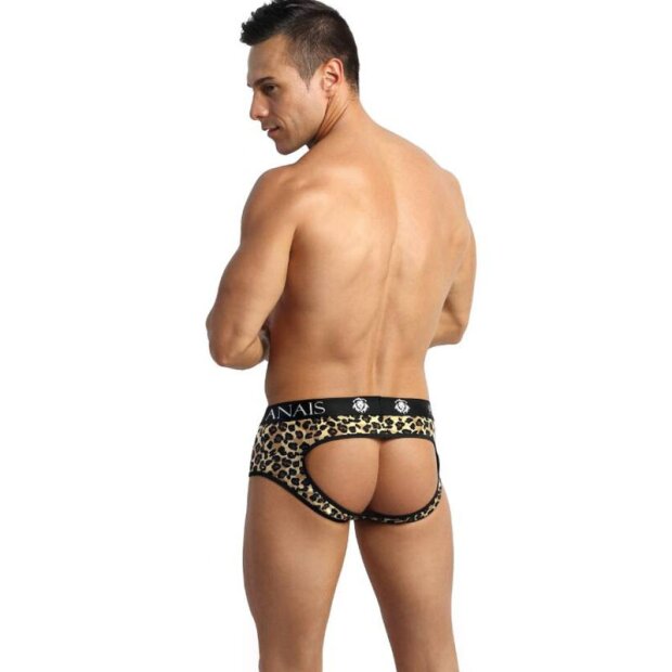 ANAIS Men Mercury Jock Slip offen mit Animalprint S - XL