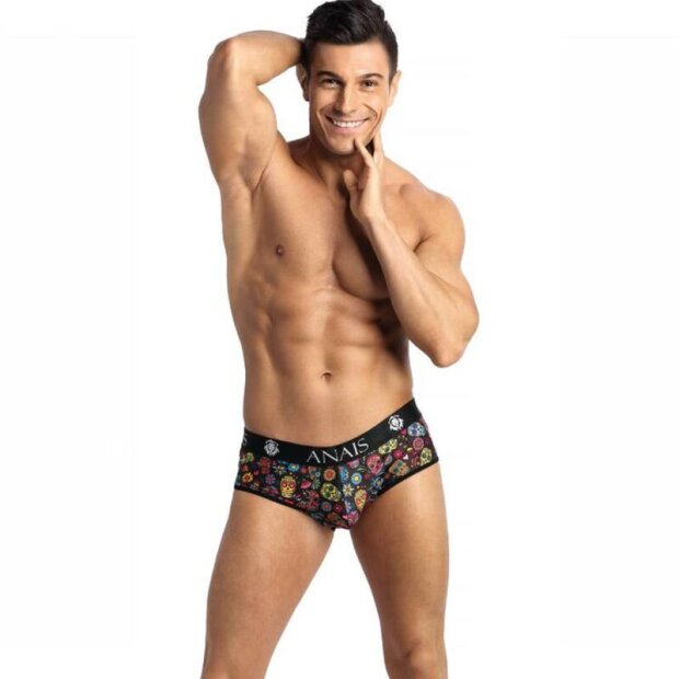 ANAIS Men Mexico Jock briefs with colorful skulls S