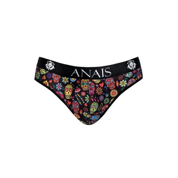 ANAIS Men Mexico Slip avec têtes de mort colorées S